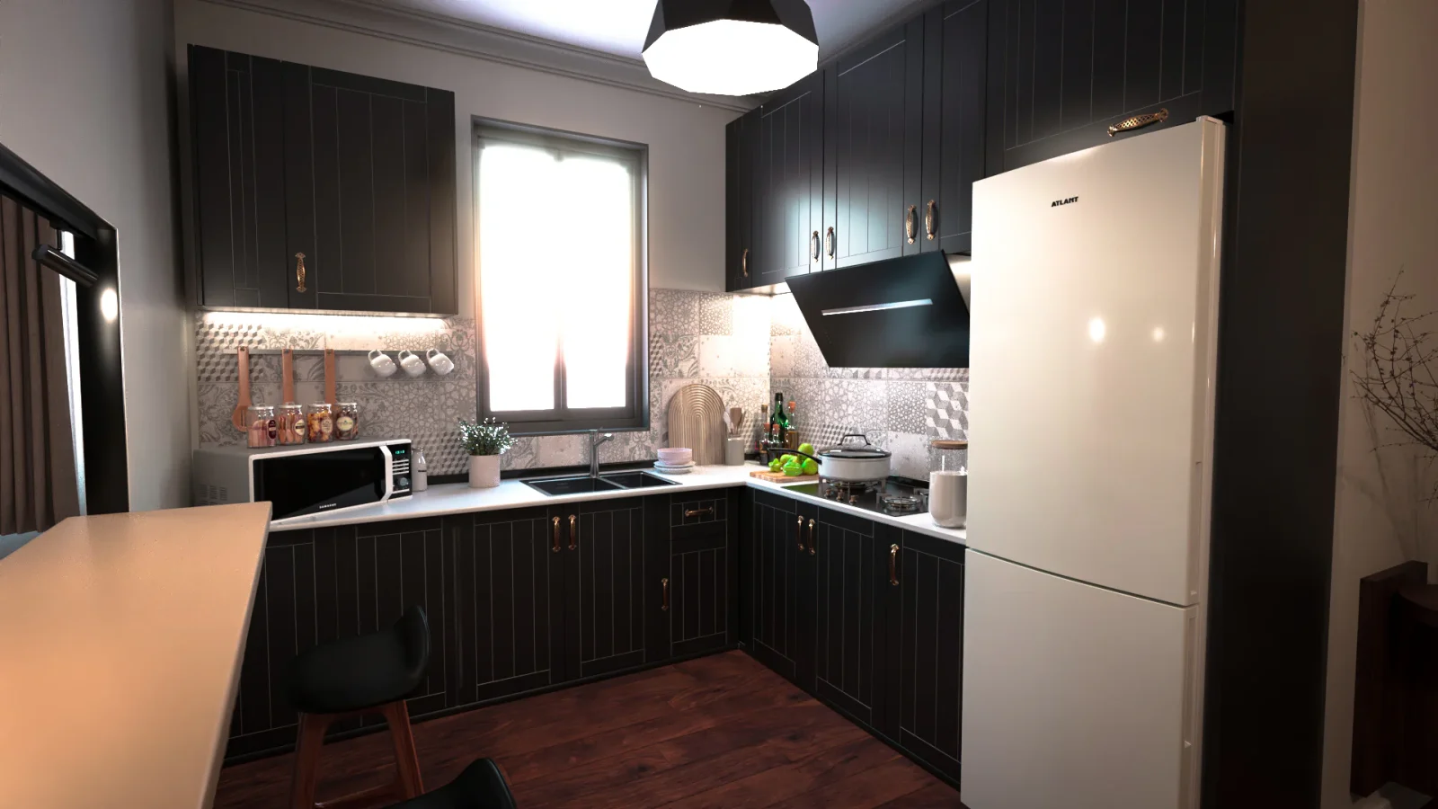 Concept Project: Urban Retreat modern residential interior design project image 6