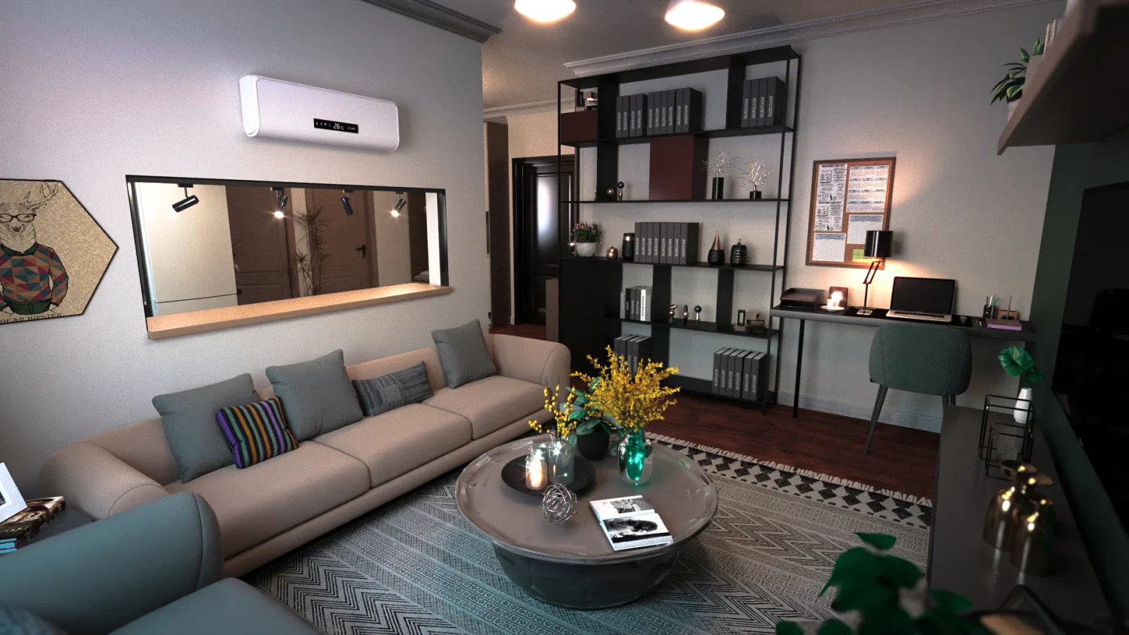 Concept Project: Urban Retreat modern residential interior design project image 2