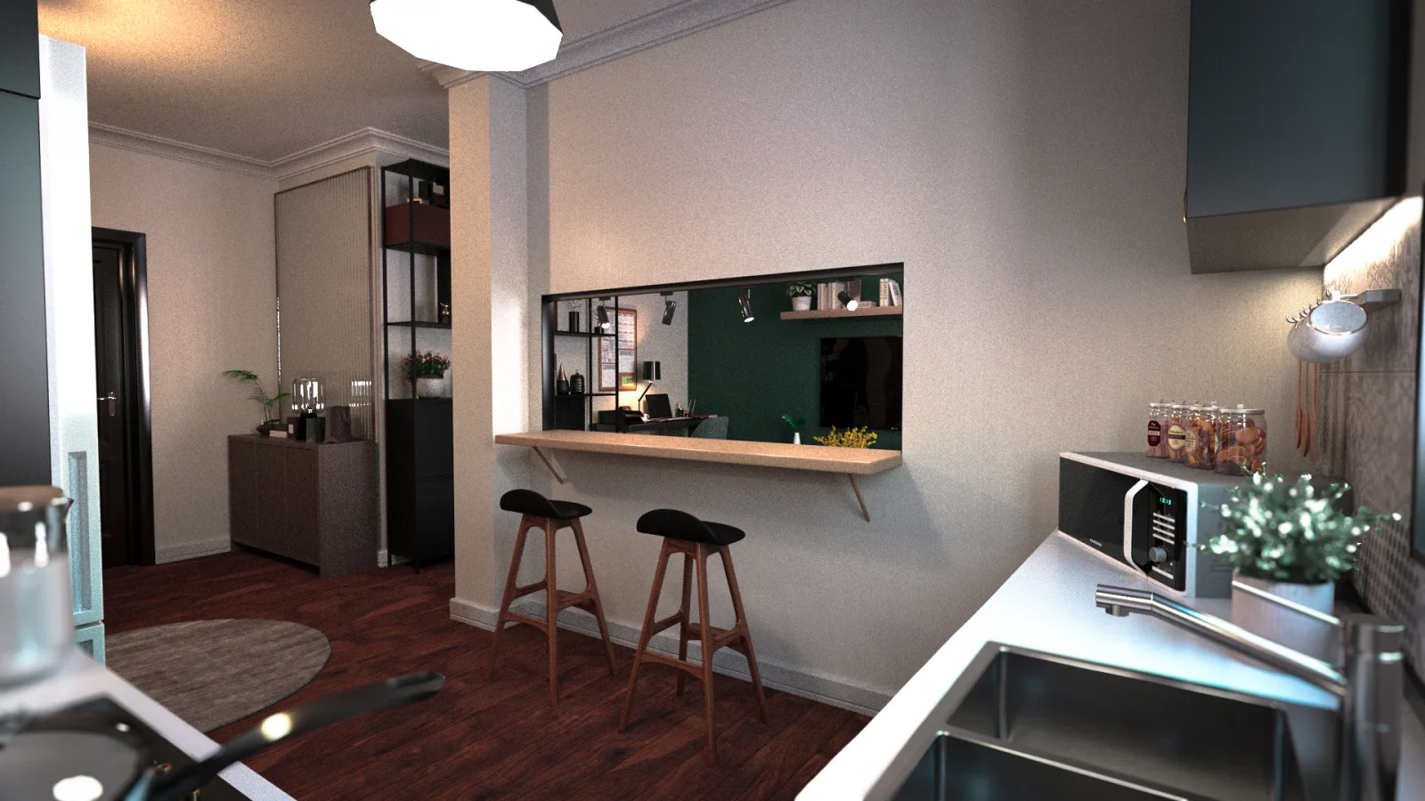 Concept Project: Urban Retreat modern residential interior design project image 7